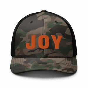 Camouflage trucker hat