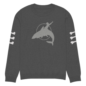 Knitted crew neck sweater