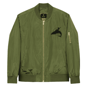 Premium recycled bomber jacket