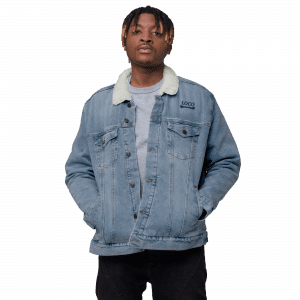 Unisex denim sherpa jacket